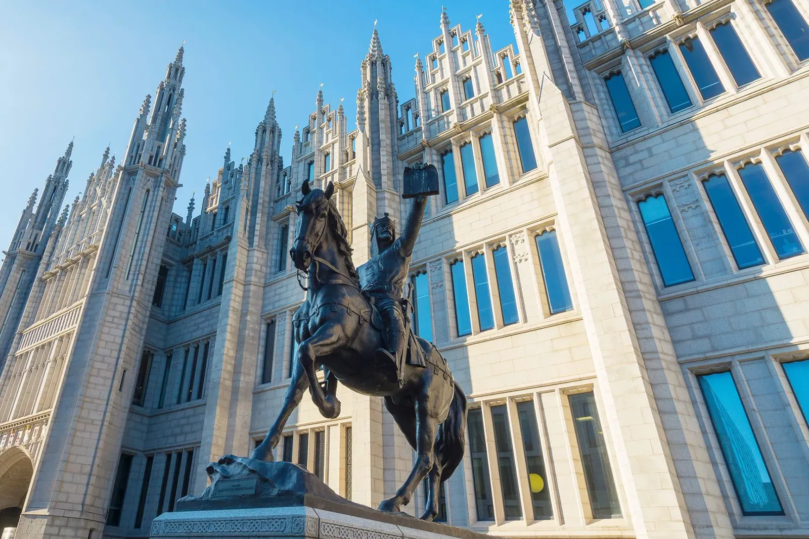 Marischal College dans le centre-ville d’Aberdeen