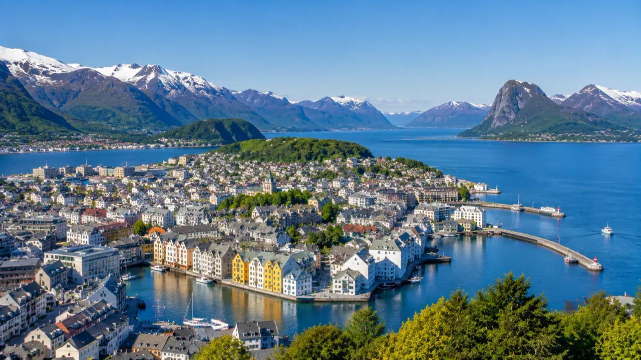 Destination du ferry Ålesund
