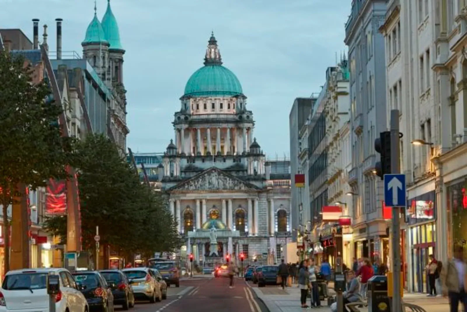 Belfast centre-ville et monuments d'Irlande du Nord