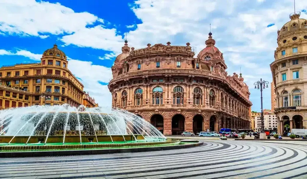 Gênes centre historique et front de mer ligure en Italie
