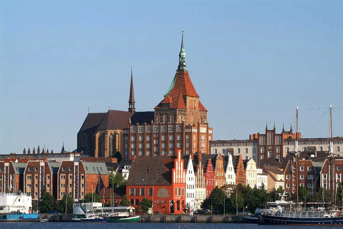 Rostock vieille ville, Warnemünde et côte baltique en Allemagne