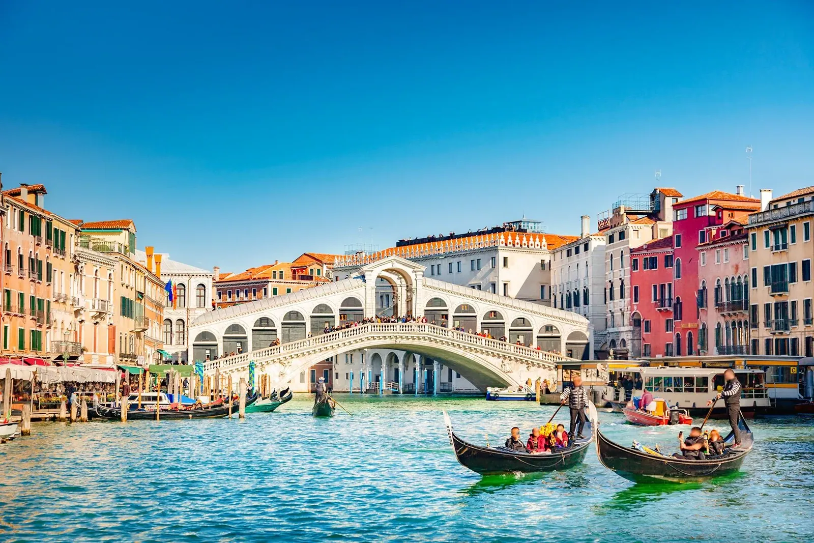 Venise Grand Canal, palais historiques et paysage lagon en Italie