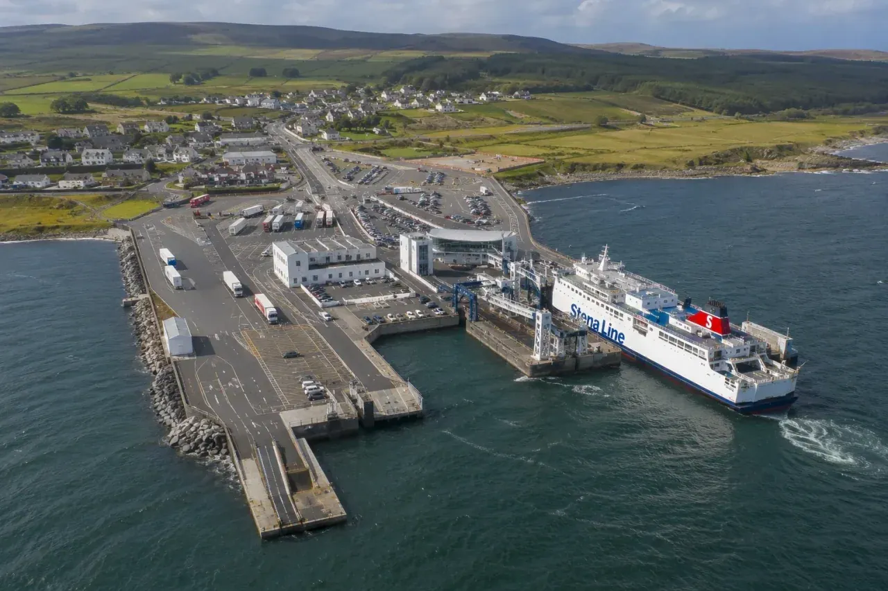 Cairnryan terminal de ferries passagers sur Loch Ryan en Écosse