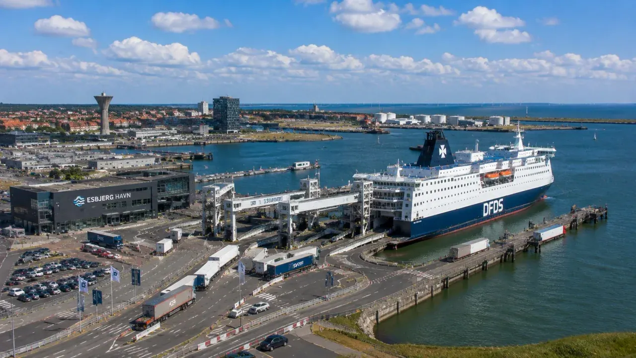 Terminal de ferry passagers Esbjerg pour le court passage à Fanø