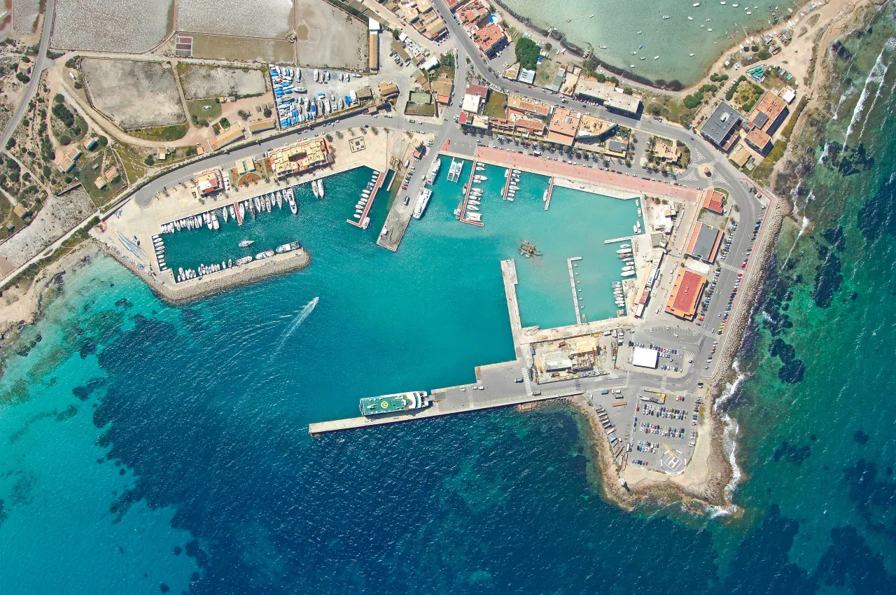La Savina et la côte de Formentera