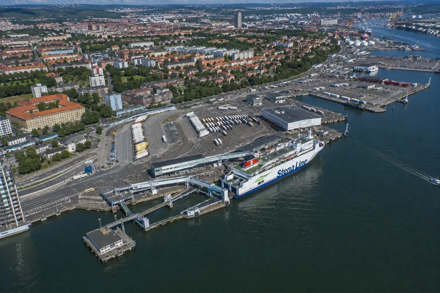 Terminal de transbordeurs passagers Stena Line à Göteborg, Suède