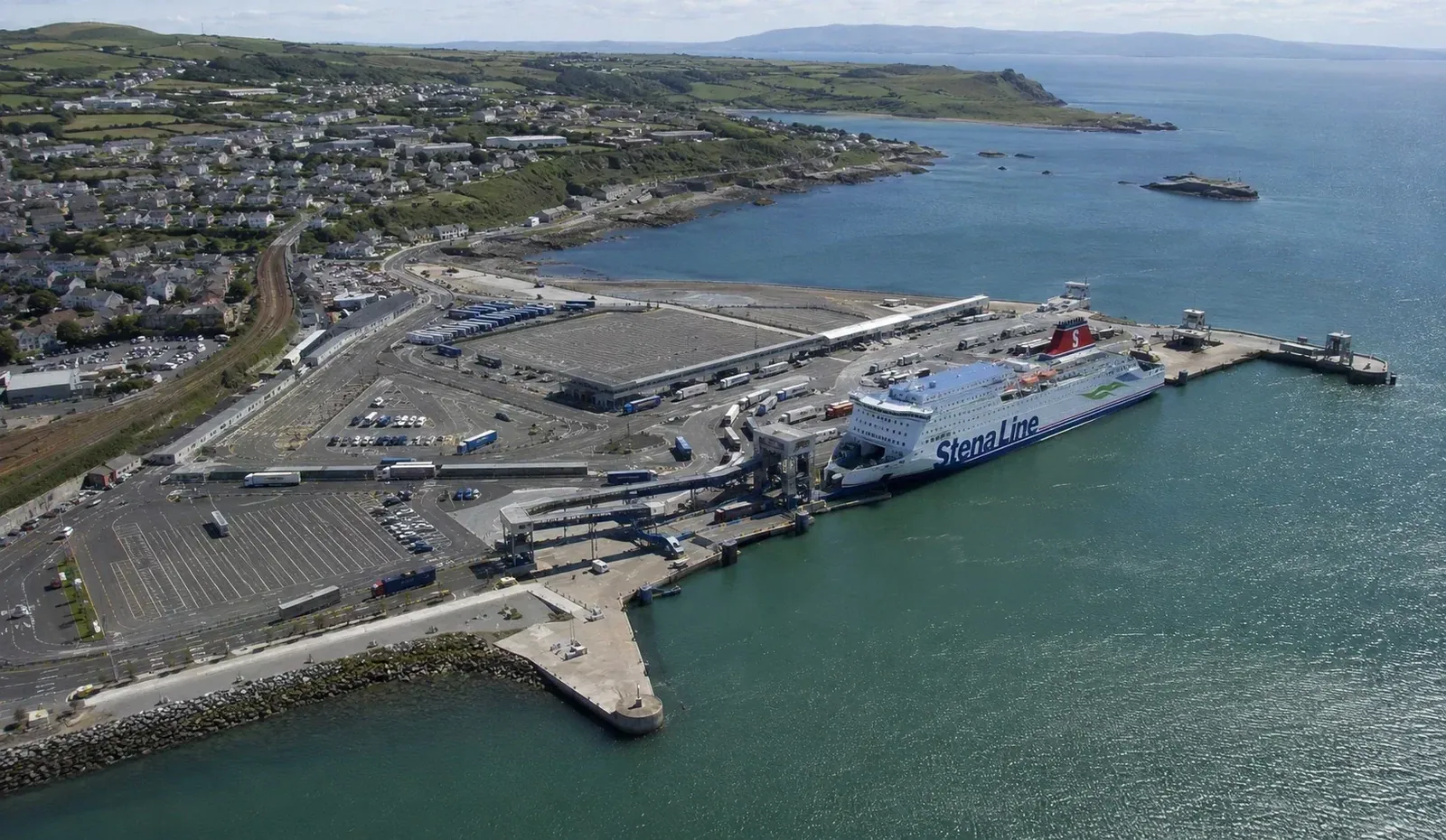 Terminal et port de ferry pour passagers Holyhead sur Anglesey