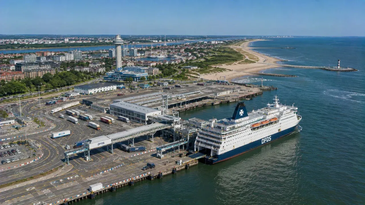 Hoek van Holland Zone du port et du terminal des ferries