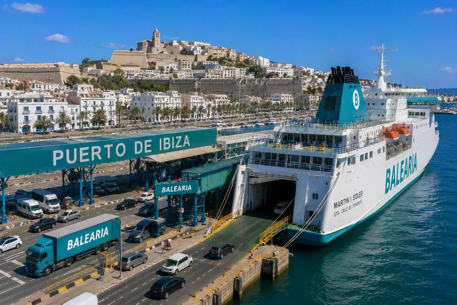 Places de ferry pour passagers au Port d'Ibiza à Ibiza