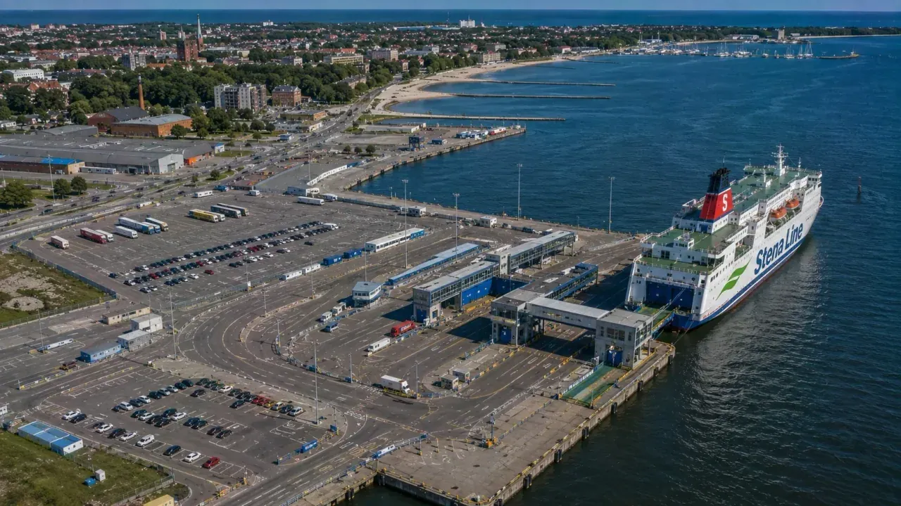 Terminal de ferry passagers Stena Line à Liepaja, Lettonie