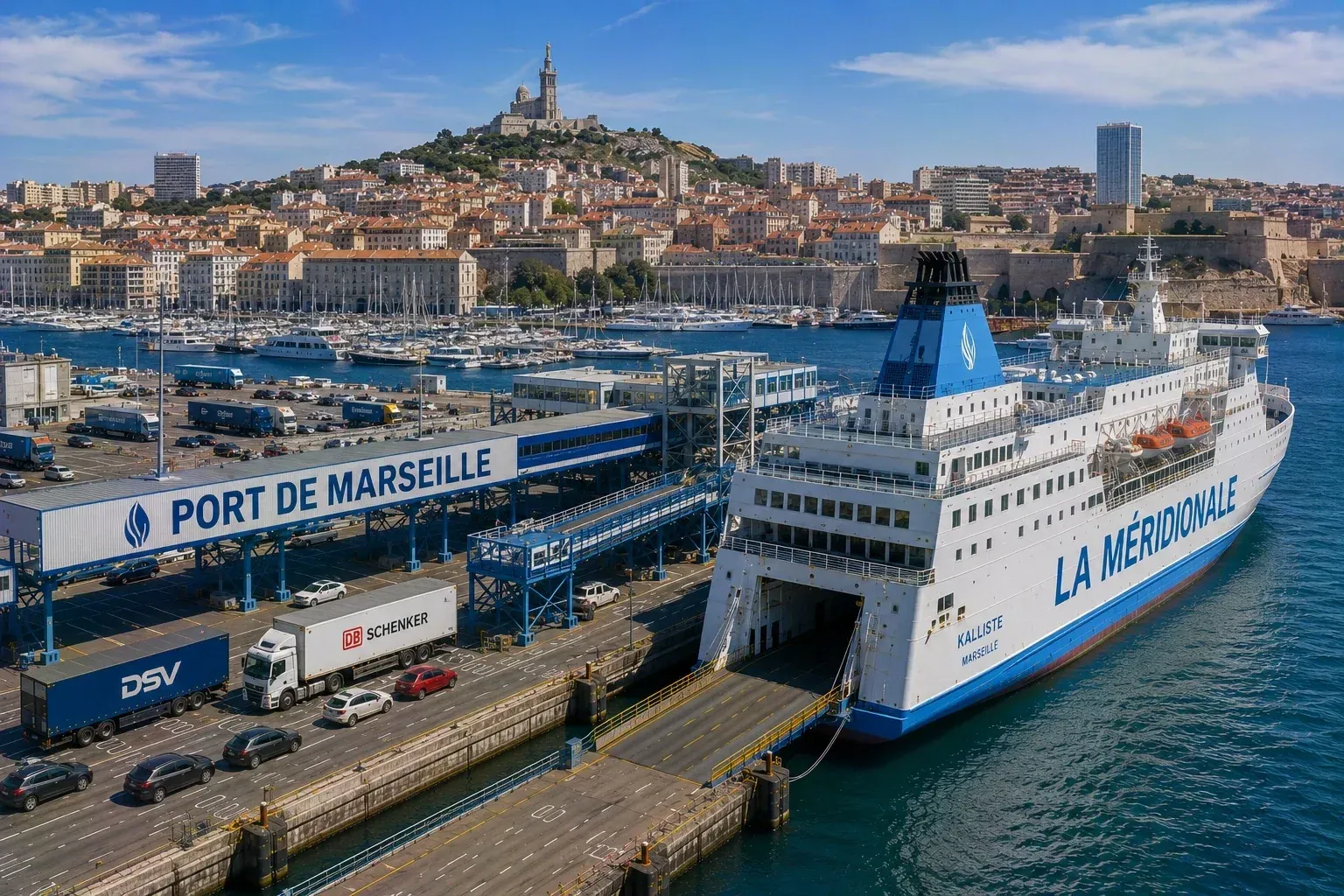 Port de ferry de Marseille