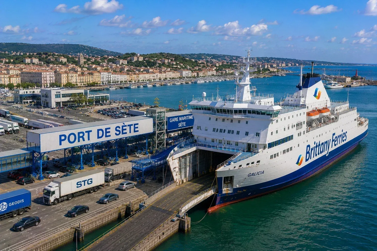 Port de ferry de Sète