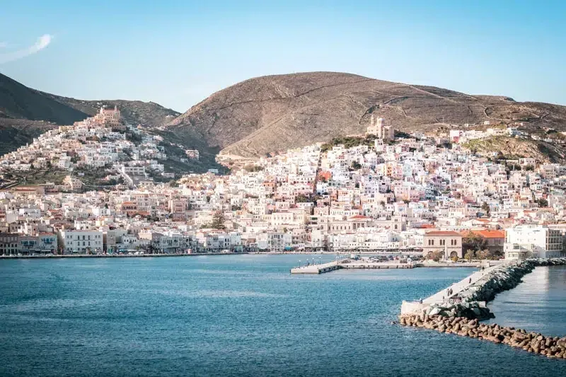 Port de ferry de Syros