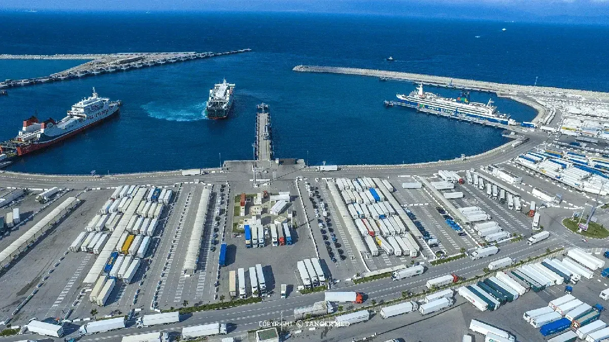 Tanger Med port de ferry au Maroc