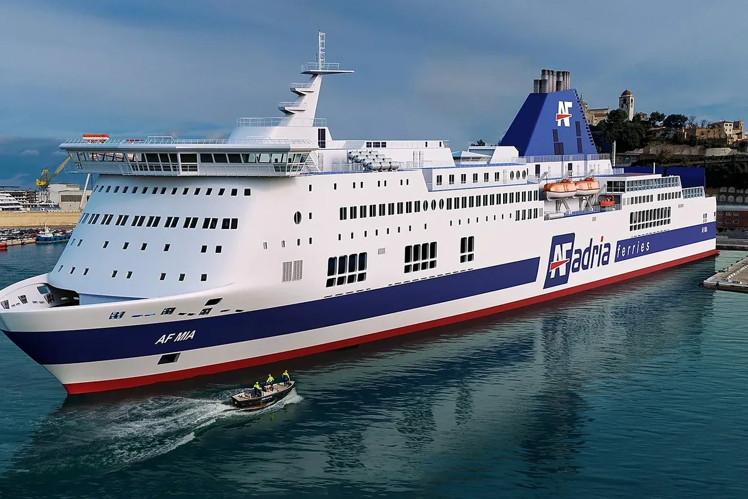 Adria Ferries ferry passager naviguant sur l'Adriatique