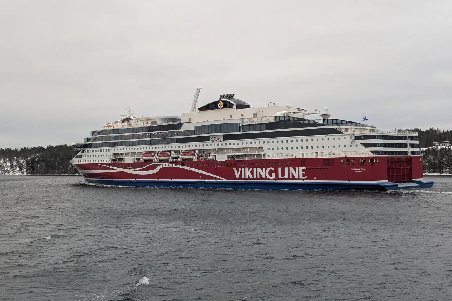Viking Glory traversée dans la mer Baltique