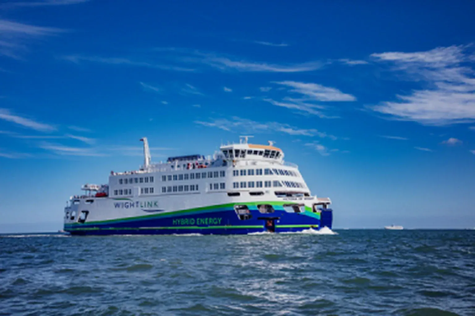 Wightlink Ferry Victoria de Wight traversant le Solent