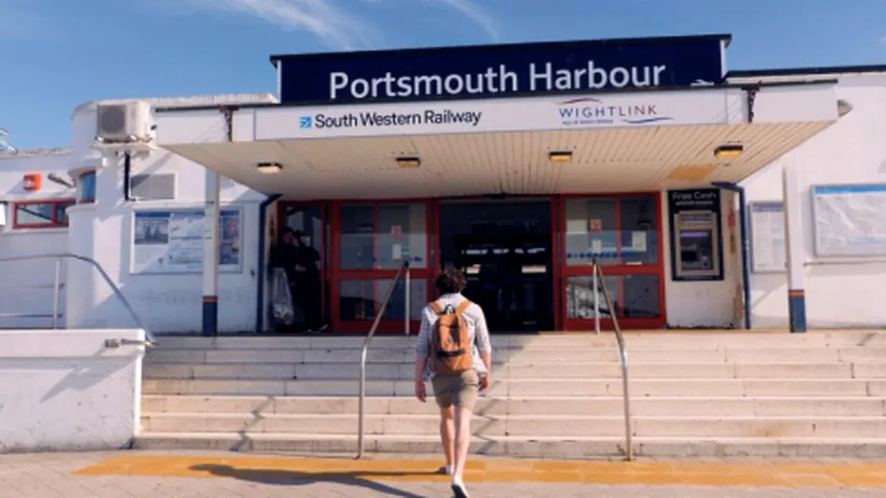 Portsmouth Harbour Wightlink Terminal FastCat