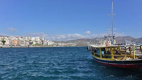 Vue d'Agios Nikolaos, Grèce