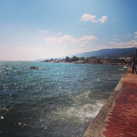 Vue d'Akcay, Turquie