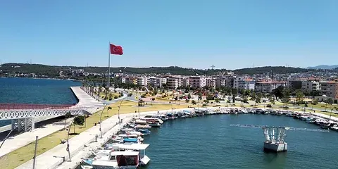 Vue d'Aliaga, Turquie