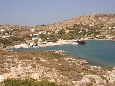 Vue d'Arki, Grèce