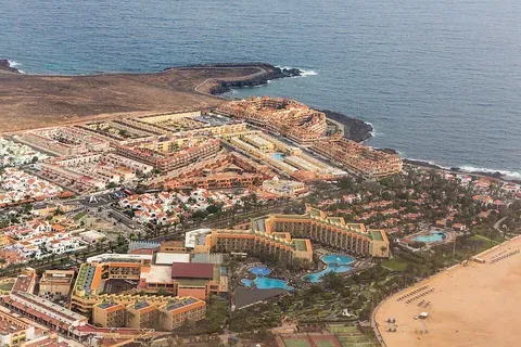 Vue de Caleta de Fuste, Espagne