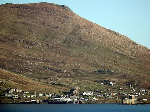 Vue de Castlebay, Royaume-Uni