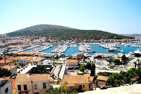 Vue de Cesme, Turquie