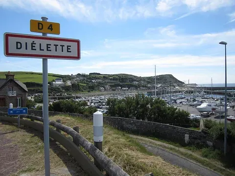 Vue de Diélette, France