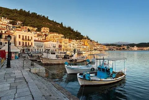 Vue de Gythion, Grèce