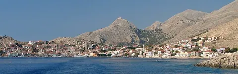 Vue de Halki, Grèce