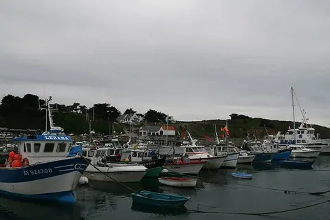 Vue de Houat, France