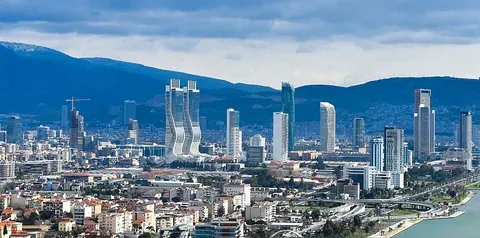 Vue d'Izmir, Turquie