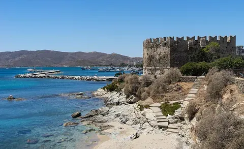 Vue de Karystos, Grèce