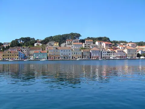 Vue du Mali Losinj, Croatie