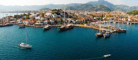 Vue de Marmaris, Turquie