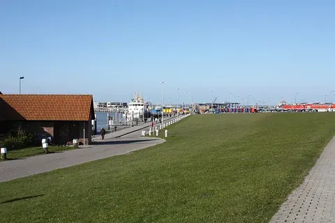 Vue de Norddeich, Allemagne