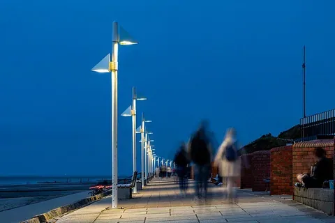 Vue de Norderney, Allemagne