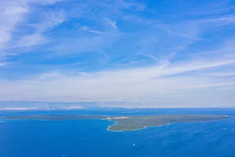 Vue d’Olib, Croatie