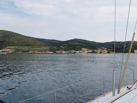 Vue d'Othonoi, Grèce