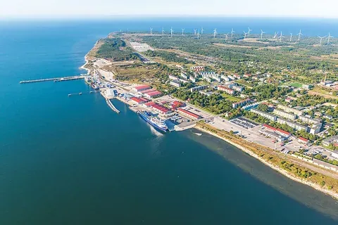 Vue de Paldiski, Estonie