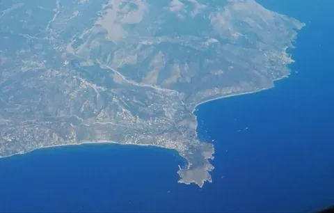 Vue de Palinuro, Italie