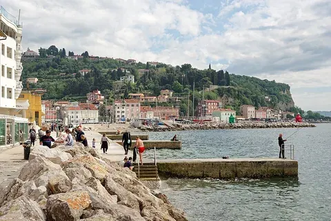 Vue sur Piran, Slovénie