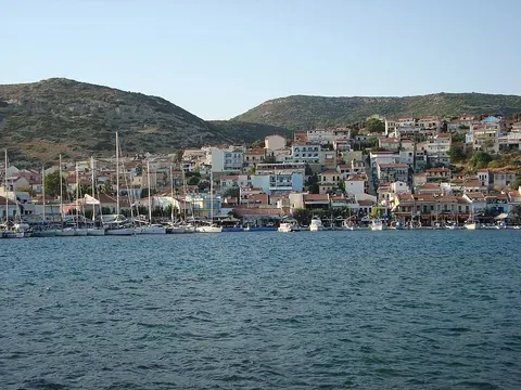 Vue de Pythagorio, Grèce