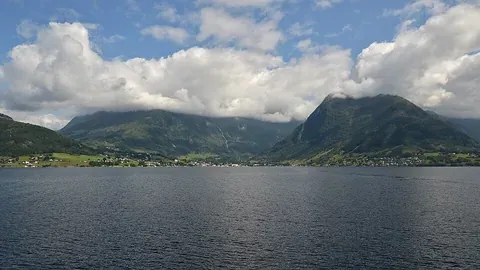 Vue de Rosendal, Norvège