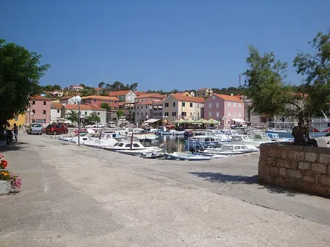 Vue de Sali, Croatie