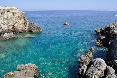 Vue de San Domino (Tremiti), Italie