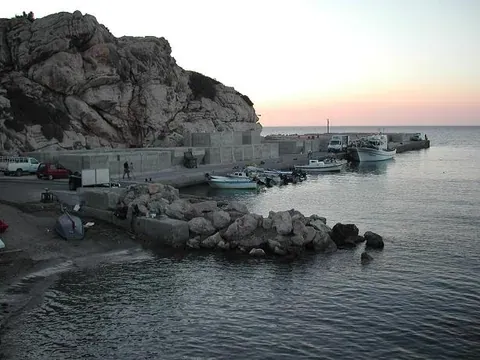 Vue de Skala Kamirou, Grèce