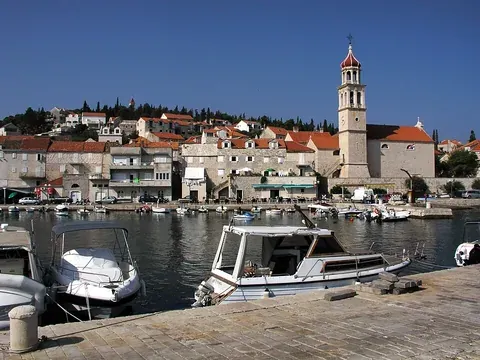 Vue de Sutivan, Croatie